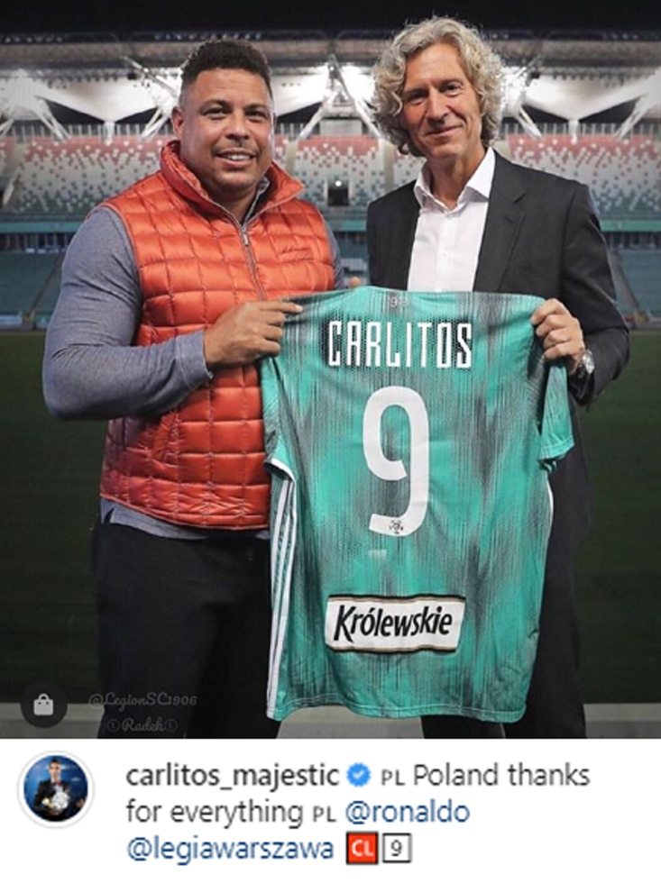 TAKIE ZDJĘCIE wstawił Carlitos na Instagrama... :D